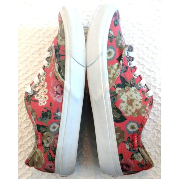 VANS Off The Wall Women's Sneakers TB4R Series Pink Floral Print Shoes - 8.5M - Picture 4 of 9